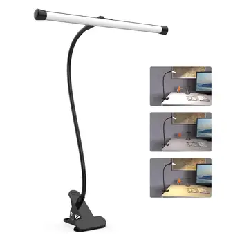 Desk Lamp LED Flexible Gooseneck Clamp Arm Drafting Table Light 10 Brightness Levels,3 Color Modes,5W Piano Headboard Conference
Desk Lamp LED Flexible Gooseneck Clamp Arm Drafting Table Light 10 Brightness Levels,3 Color Modes,5W Piano Headboard Conference