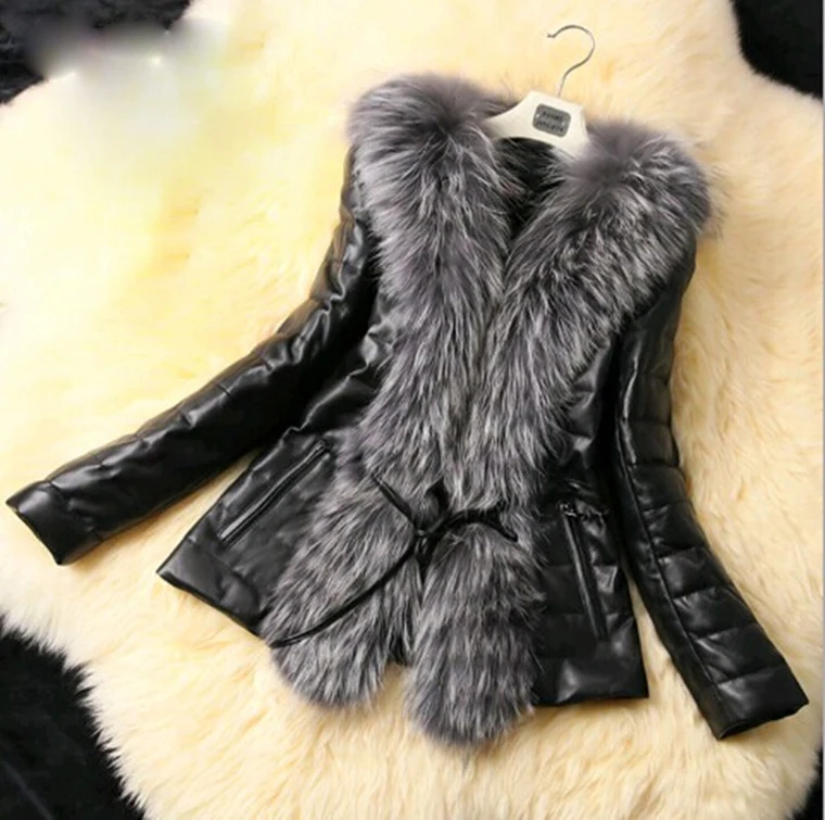 Faux Fur Coat 2017new Autumn And Winter Leather Clothing Female Pu Skin Imitation Fur, Big Hair Collar Waist Lady Coat Code
Faux Fur Coat 2017new Autumn And Winter Leather Clothing Female Pu Skin Imitation Fur, Big Hair Collar Waist Lady Coat Code