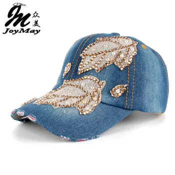 High quality Wholesale Retail JoyMay Hat Cap Fashion Leisure Rhinestones Cotton Jean Leaf CAPS summer Baseball Cap B235
High quality Wholesale Retail JoyMay Hat Cap Fashion Leisure Rhinestones Cotton Jean Leaf CAPS summer Baseball Cap B235