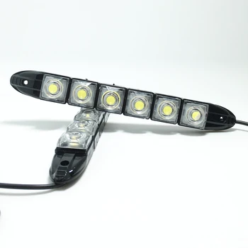 1pair Flexible DRL LED Daytime Running Lights Lamp Car Day Light Fog Lights 12V 6 LEDs Car Styling
1pair Flexible DRL LED Daytime Running Lights Lamp Car Day Light Fog Lights 12V 6 LEDs Car Styling