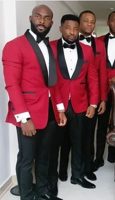 Fashionable One Button Red Groom Tuxedos Groomsmen Shawl Lapel Mens Suits Blazers (Jacket+Pants+Tie) W:928
Fashionable One Button Red Groom Tuxedos Groomsmen Shawl Lapel Mens Suits Blazers (Jacket+Pants+Tie) W:928