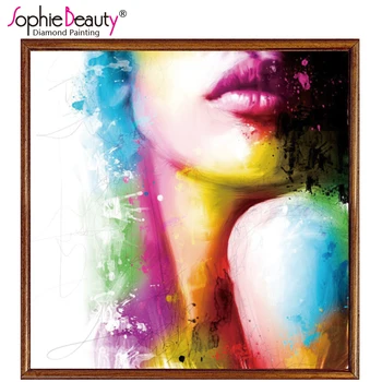 2018 Diamond Painting Cross Stitch Handcraft Diy Mosaic Kit Colorful Lady Face Beaded Embroidery Sophie Beauty Home Craft Art
2018 Diamond Painting Cross Stitch Handcraft Diy Mosaic Kit Colorful Lady Face Beaded Embroidery Sophie Beauty Home Craft Art