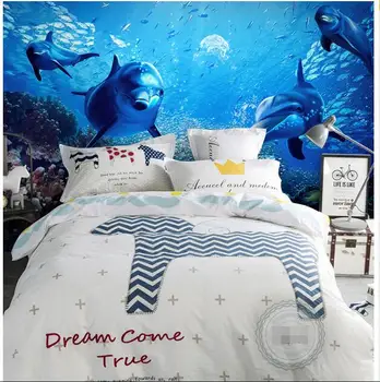 Custom photo 3d wallpaper Non-woven mural wall sticker Dolphins underwater world painting picture 3d room murals wallpaper
Custom photo 3d wallpaper Non-woven mural wall sticker Dolphins underwater world painting picture 3d room murals wallpaper