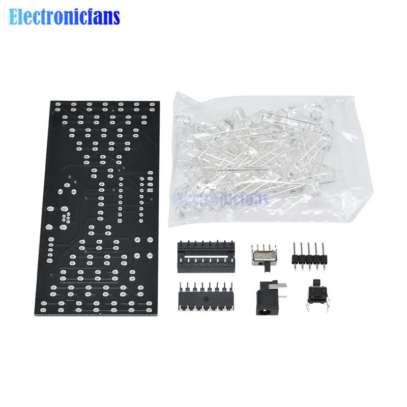 Электронные песочные часы diy kit схема 5 в электронные песочные часы Забавные электрические производственные наборы