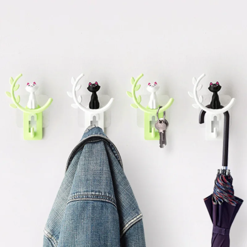 Cute Cat Tree Modelling Self Adhesive Clothing Display Racks Hook Coat Hanger Cap Room Decor Show Wall Bag Keys Sticky Holder
Cute Cat Tree Modelling Self Adhesive Clothing Display Racks Hook Coat Hanger Cap Room Decor Show Wall Bag Keys Sticky Holder