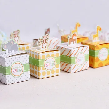 50pcs Gift Boxes Tiger Giraffe Elephant Monkey Candy Boxes Cookie Bags for Packaging Kids Birthday Baby Shower Party Decoration
50pcs Gift Boxes Tiger Giraffe Elephant Monkey Candy Boxes Cookie Bags for Packaging Kids Birthday Baby Shower Party Decoration