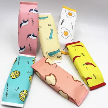 1Pc Creative Simulation Milk Cartons Pencil Case Kawaii PU Pencil Bag Box Stationery Pouch Pen Bag For Kids Gift School Supplies
1Pc Creative Simulation Milk Cartons Pencil Case Kawaii PU Pencil Bag Box Stationery Pouch Pen Bag For Kids Gift School Supplies