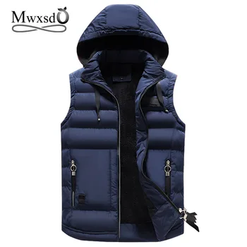 Mwxsd Brand winter men's warm thick vest men sleeveless jacket male hooded hot waistcoat warm fur jacket and coat
Mwxsd Brand winter men's warm thick vest men sleeveless jacket male hooded hot waistcoat warm fur jacket and coat