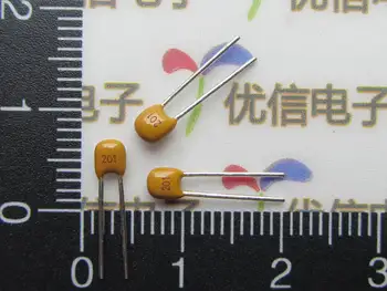 Free shipping MLCC / monolithic capacitor 200P 201 50V multi-layer ceramic capacitor / pitch 2.54MM / Accuracy 10%
Free shipping MLCC / monolithic capacitor 200P 201 50V multi-layer ceramic capacitor / pitch 2.54MM / Accuracy 10%