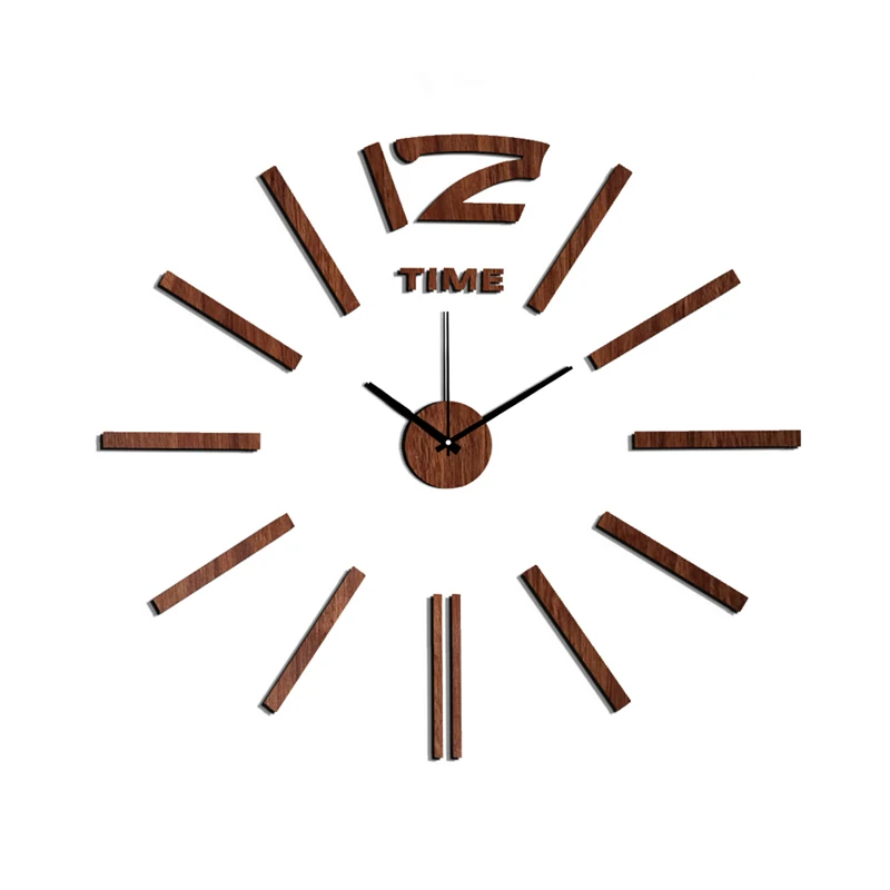 New Arrival 10EW103 Fashion sticker EVA kitchen wall clock Wood colour large decorative 3d diy wall clock big
New Arrival 10EW103 Fashion sticker EVA kitchen wall clock Wood colour large decorative 3d diy wall clock big
