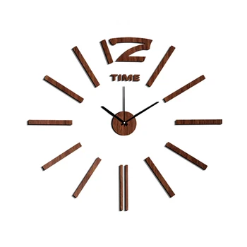 New Arrival 10EW103 Fashion sticker EVA kitchen wall clock Wood colour large decorative 3d diy wall clock big
New Arrival 10EW103 Fashion sticker EVA kitchen wall clock Wood colour large decorative 3d diy wall clock big