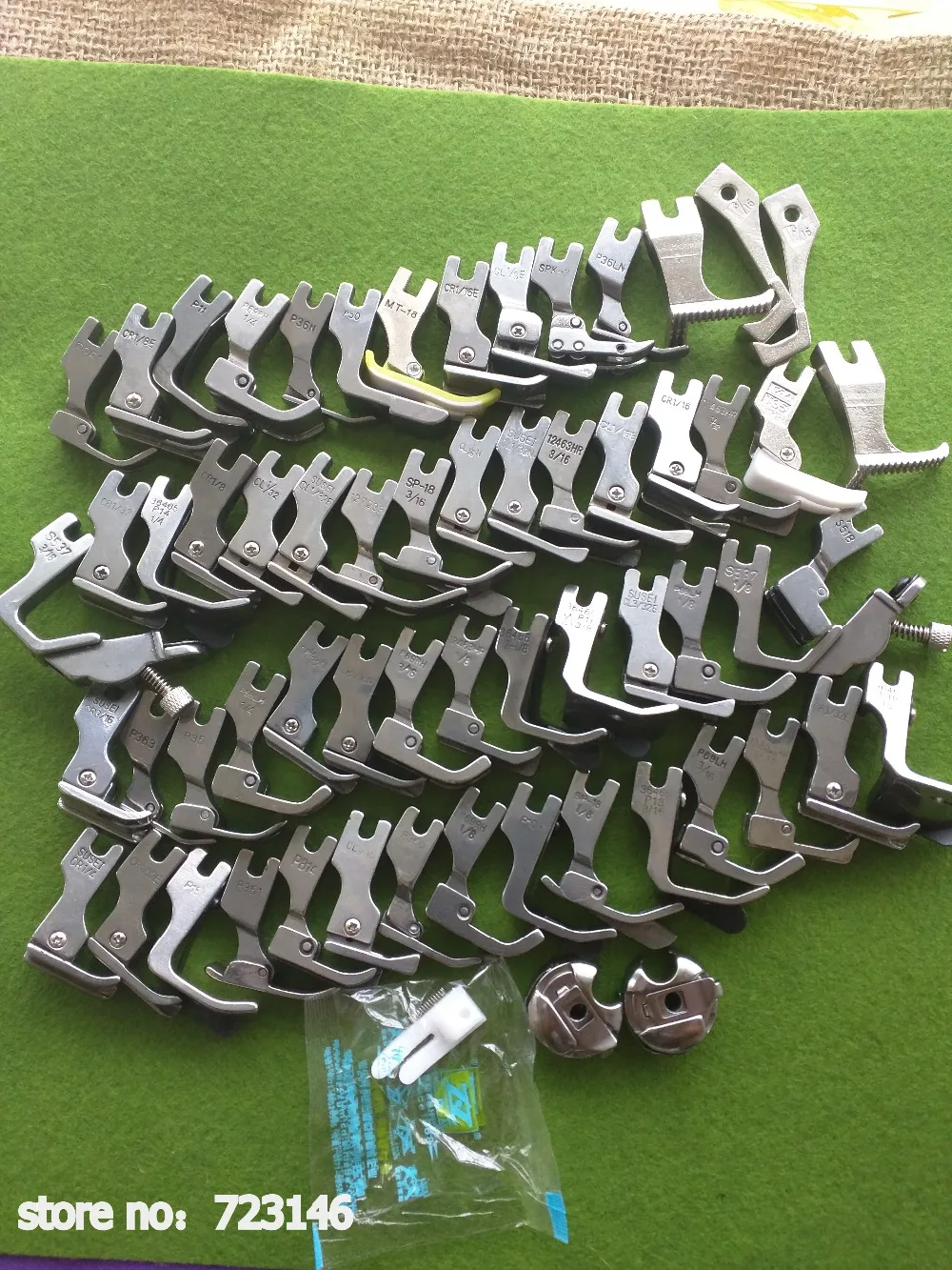 60pcs Industrial Sewing Machine Presser Foot Set for Brother for Mitsubishi Nakajima Rex for Seiko Singer Siruba Taiko Toyota
60pcs Industrial Sewing Machine Presser Foot Set for Brother for Mitsubishi Nakajima Rex for Seiko Singer Siruba Taiko Toyota