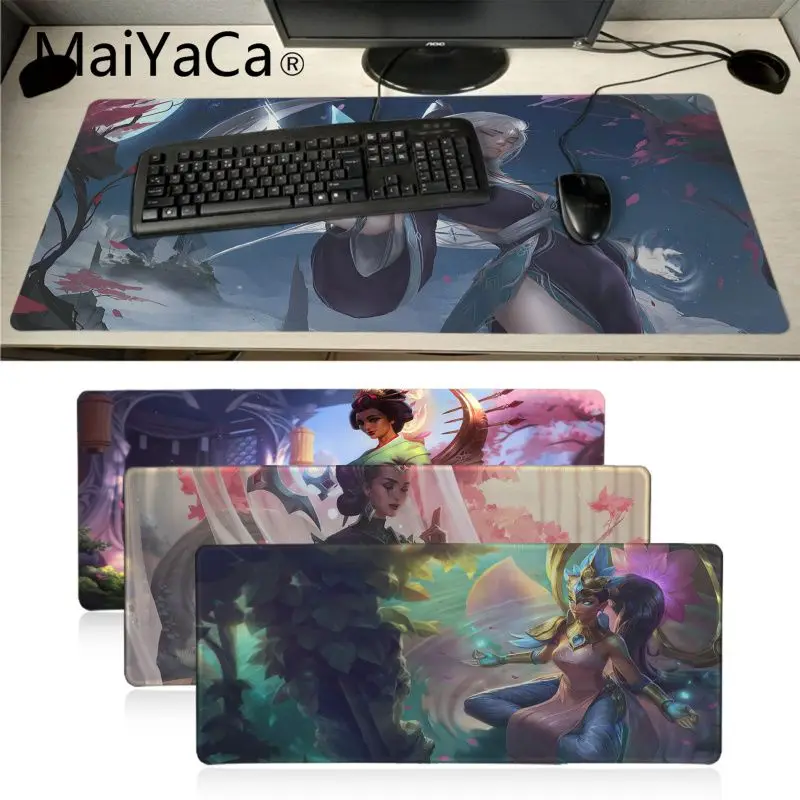 Maiyaca Sun Goddess Karma League of Legends Anime Mouse Mat Large Lockedge alfombrilla gaming Mouse pad gamer PC Computer mat
Maiyaca Sun Goddess Karma League of Legends Anime Mouse Mat Large Lockedge alfombrilla gaming Mouse pad gamer PC Computer mat