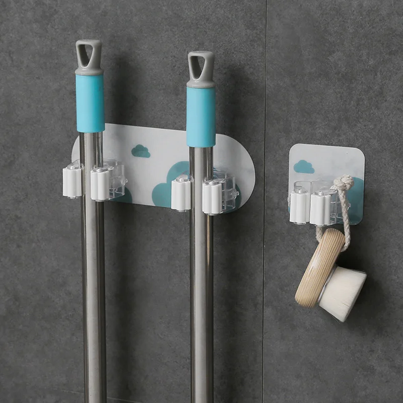 Broom Gripper Mop Holder Self Adhesive Reusable No Drilling Super Anti-Slip Wall Mounted Storage Rack for Kitchen and Wardrobe
Broom Gripper Mop Holder Self Adhesive Reusable No Drilling Super Anti-Slip Wall Mounted Storage Rack for Kitchen and Wardrobe
