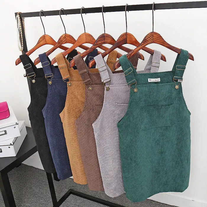 Women Vintage Sleeveless Casual Sleeveless High Quality Brief Overall Mini Suspender Dress Strap Summer Autumn
Women Vintage Sleeveless Casual Sleeveless High Quality Brief Overall Mini Suspender Dress Strap Summer Autumn