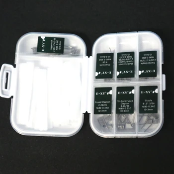 NI80 High Density 7 in 1 set Prebuilt Coils Premade Coil for Electronic Cigarette RDA RTA RBA Atomizer Heating Wire