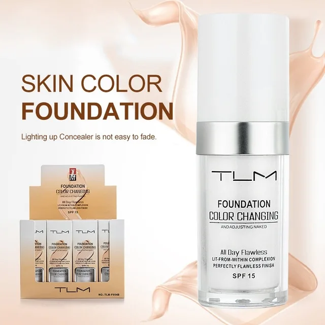 TLM Color Changing Liquid Foundation Makeup Change To Your Skin Tone By Just Blending 30ML
TLM Color Changing Liquid Foundation Makeup Change To Your Skin Tone By Just Blending 30ML