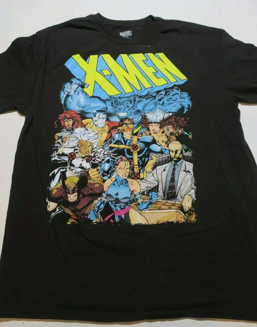 Marvel Comics X-Men Group Short Sleeve T-Shirt Black New -large O-Neck Fashion Casual High Quality Print T Shirt Top Tee
Marvel Comics X-Men Group Short Sleeve T-Shirt Black New -large O-Neck Fashion Casual High Quality Print T Shirt Top Tee