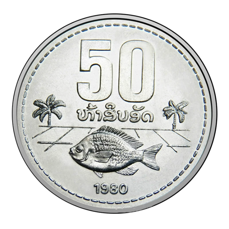 LAOS 50 ATT 1980 KM#24 UNC original coin , World Asia Collection Genuine Real collectable Coins Money Gift from mint
LAOS 50 ATT 1980 KM#24 UNC original coin , World Asia Collection Genuine Real collectable Coins Money Gift from mint