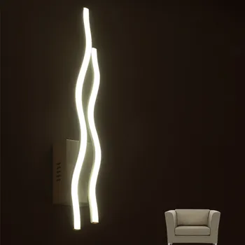 Modern Simple Wave Aluminum Led Wall Lamp Creative Acrylic Bedroom Led Wall Light Wall Lights Novelty Porch Led Wall Lighting
Modern Simple Wave Aluminum Led Wall Lamp Creative Acrylic Bedroom Led Wall Light Wall Lights Novelty Porch Led Wall Lighting