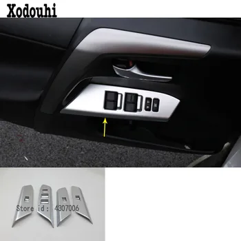 Car inner door Window glass panel Armrest Lift Switch Button trim frame hoods 4pcs For toyota RAV4 2016 2017 2018
Car inner door Window glass panel Armrest Lift Switch Button trim frame hoods 4pcs For toyota RAV4 2016 2017 2018