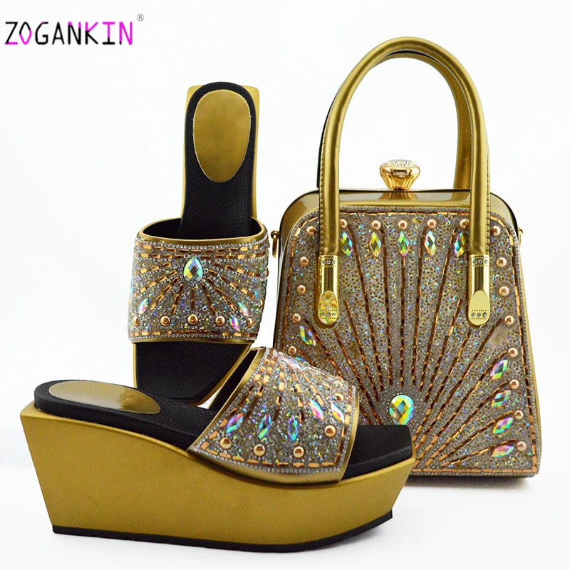 Super High Heels African Ladies Matching Shoe and Bag Material with Pu Italian Shoes and Bags Set for Party Women Shoe and Bag
Super High Heels African Ladies Matching Shoe and Bag Material with Pu Italian Shoes and Bags Set for Party Women Shoe and Bag
