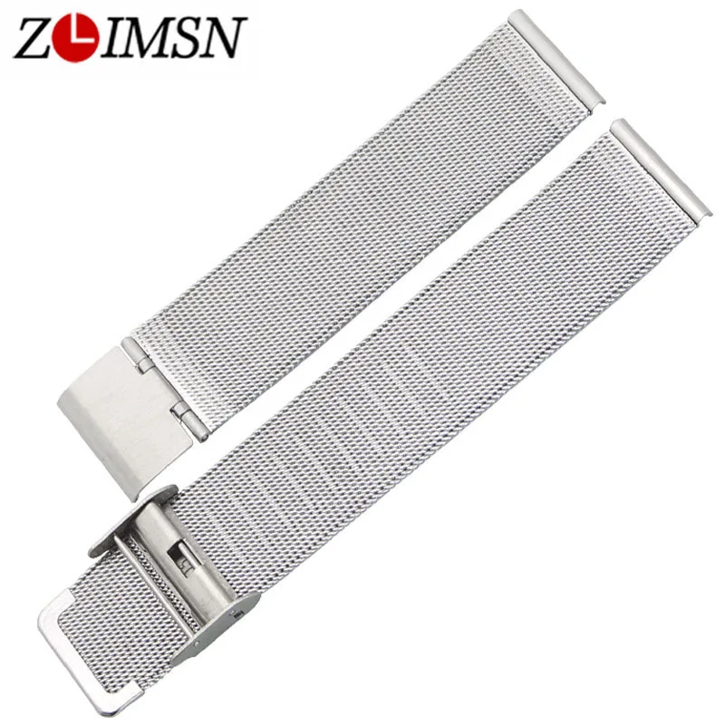 ZLIMSN New products Milanese Watch Band Strap 10 12 14 16 18 20 22mm Replacement Bracelets Stainless Steel Watchband Gold Black
ZLIMSN New products Milanese Watch Band Strap 10 12 14 16 18 20 22mm Replacement Bracelets Stainless Steel Watchband Gold Black