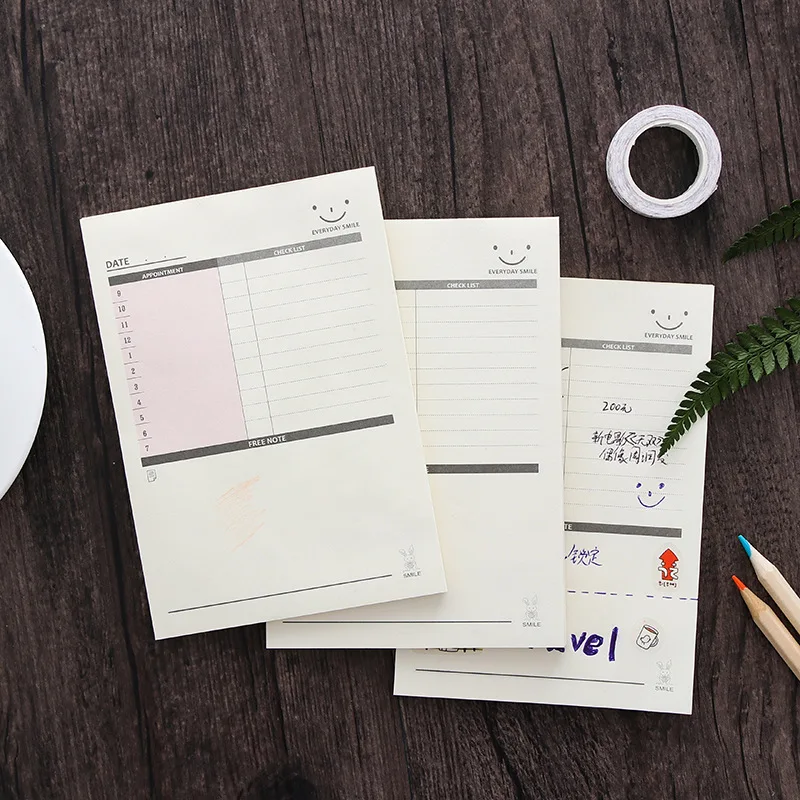 10x16cm Big Size Check List Planner Memo Pad Sticky Notes for School Office Supplies Stationery Sticker To Do List Message Paper
10x16cm Big Size Check List Planner Memo Pad Sticky Notes for School Office Supplies Stationery Sticker To Do List Message Paper