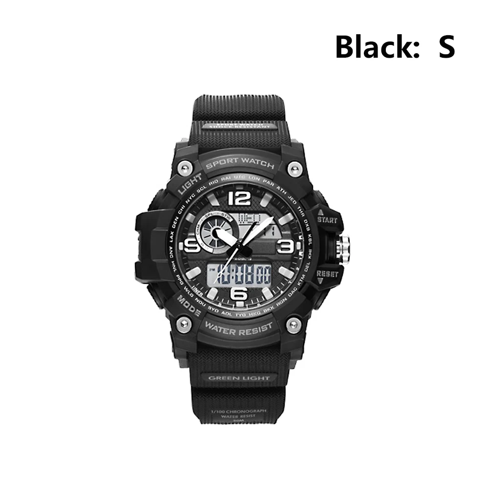 xiaomi twentyseventeen outdoor electronic sport watch dial dual time display