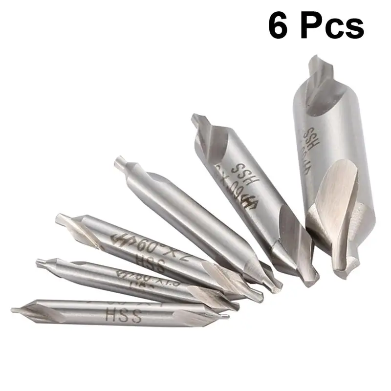 6Pcs High Speed Steel Center Drills Countersink Bit Practical Spotting Drill Bit Industrial Woodworking Tools 1/1.5/2/2.5/3/5mm
6Pcs High Speed Steel Center Drills Countersink Bit Practical Spotting Drill Bit Industrial Woodworking Tools 1/1.5/2/2.5/3/5mm