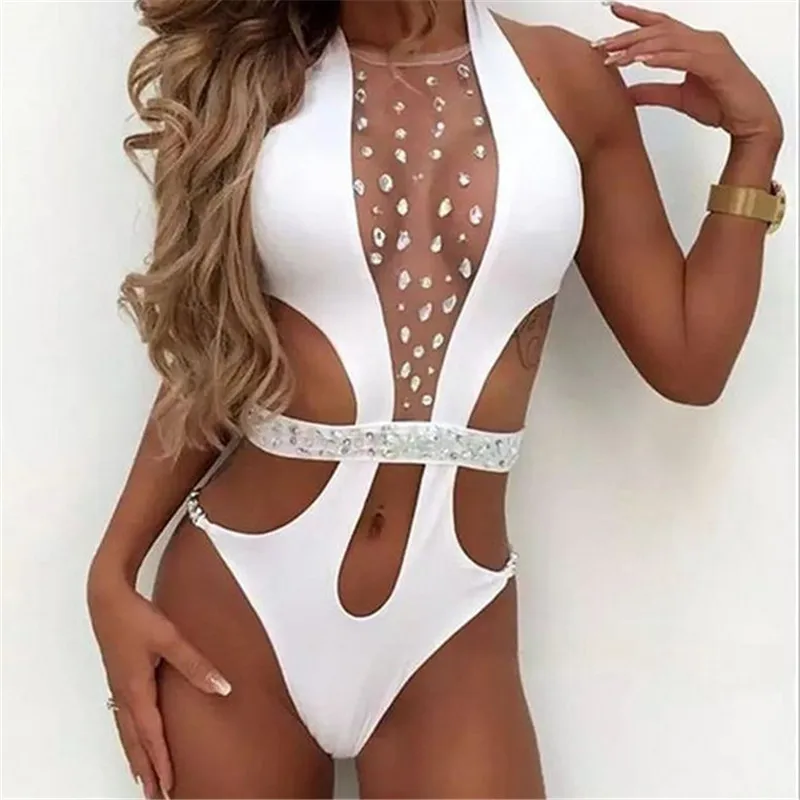 Shiny Gems Mesh See Through Bodycon Bodysuits Women Sleeveless Hollow Out Rhinestones Jumpsuit Beach Playsuits Sexy Clubwear
Shiny Gems Mesh See Through Bodycon Bodysuits Women Sleeveless Hollow Out Rhinestones Jumpsuit Beach Playsuits Sexy Clubwear