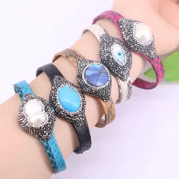 Fashion 5Pcs Pave Crystal Rhinestone Mixed Style Snakeskin Cuff Bangles Jewelry Finding
Fashion 5Pcs Pave Crystal Rhinestone Mixed Style Snakeskin Cuff Bangles Jewelry Finding