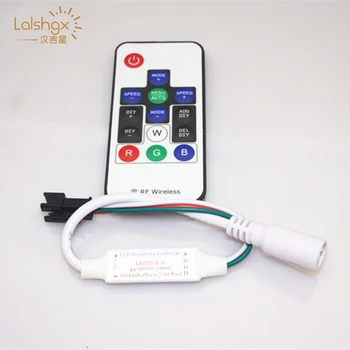 DC5V WS2812B DC12V ws2811 Wireless RF Digital Color Controller Dimmer With 300 Kinds of Effects for RGB led strip lights tape
DC5V WS2812B DC12V ws2811 Wireless RF Digital Color Controller Dimmer With 300 Kinds of Effects for RGB led strip lights tape