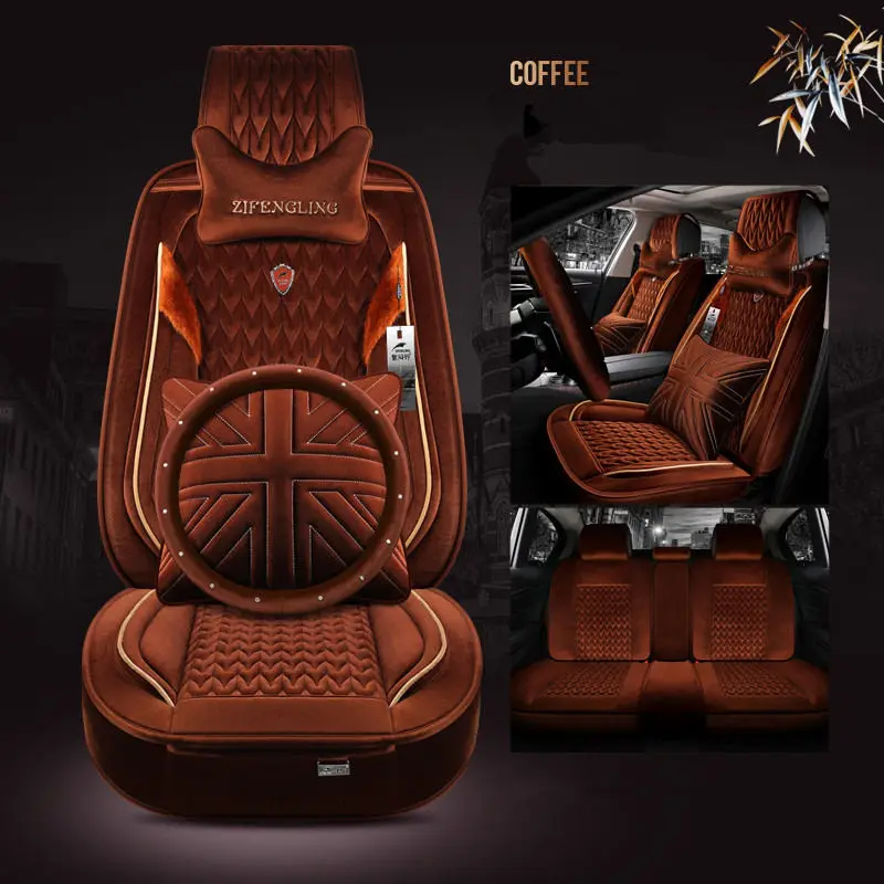Car Seat Covers car-styling Car Seat Cushions Car pad,auto seat cushions For Ford Edge Mondeo Ecosport Focus Fiesta Wool cushio