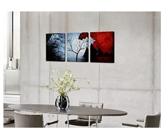 XQL ART 3pcs/set Modern Abstract Painting(No Frame) The Cloud Tree HD Print Wall Decor Landscape Canvas Paintings For Home Decor 
XQL ART 3pcs/set Modern Abstract Painting(No Frame) The Cloud Tree HD Print Wall Decor Landscape Canvas Paintings For Home Decor