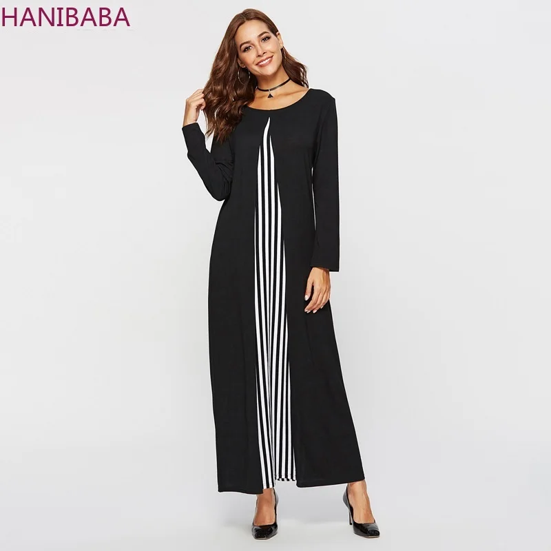 Black and White Vertical Stripe Dress 2019 Women Big Swing MAXI Dress Long Sleeve Loose Large Size Casual Vacation Office Female
Black and White Vertical Stripe Dress 2019 Women Big Swing MAXI Dress Long Sleeve Loose Large Size Casual Vacation Office Female