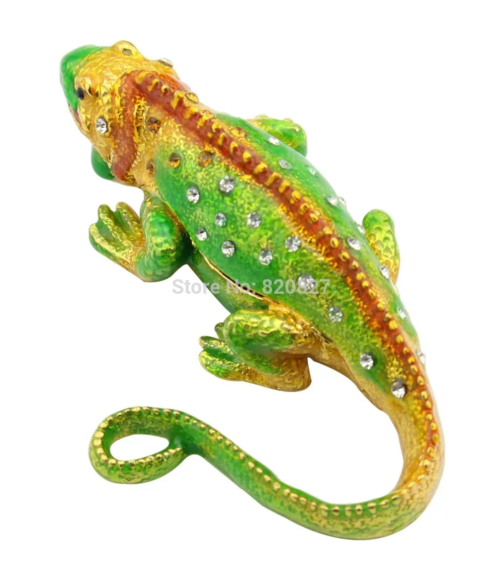 free shipping lizard Jewelry Storage Box with Crystal
free shipping lizard Jewelry Storage Box with Crystal