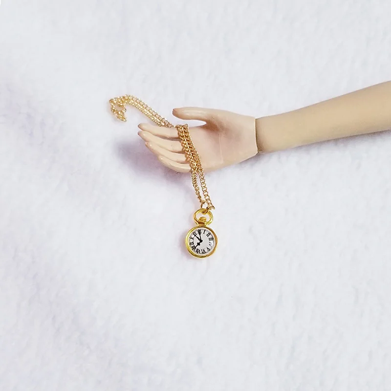 1PCS Fashion Miniature Mini Necklace Pocket Watch for Blyth Barbies Ken Doll 1/6 Military Figure Doll Watch Accessories
1PCS Fashion Miniature Mini Necklace Pocket Watch for Blyth Barbies Ken Doll 1/6 Military Figure Doll Watch Accessories