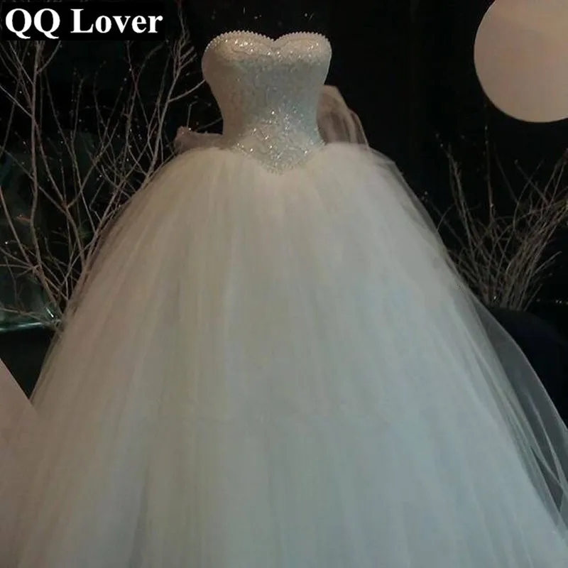 QQ Lover 2019 New Sexy Pearls Beaded Wedding Dress Cheap Custom-made Plus Size Bride Wedding Gown Vestido De Noiva
QQ Lover 2019 New Sexy Pearls Beaded Wedding Dress Cheap Custom-made Plus Size Bride Wedding Gown Vestido De Noiva
