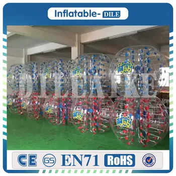 Free Shipping 10PCS(5 Blue+5 Red )Best Quality Inflatable Sports Games Soccer Bubble Ball Safety Football Bumper Ball For Adult
Free Shipping 10PCS(5 Blue+5 Red )Best Quality Inflatable Sports Games Soccer Bubble Ball Safety Football Bumper Ball For Adult
