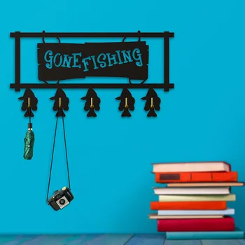 1Piece Gone Fishing Wall Hanger Hook Father Birthday Fisherman Wall Coat Rack Fishing Club Wall Decorative
1Piece Gone Fishing Wall Hanger Hook Father Birthday Fisherman Wall Coat Rack Fishing Club Wall Decorative