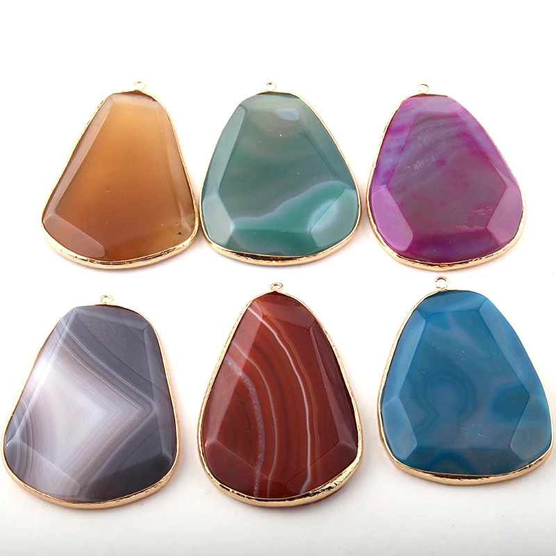 Free shipping Big Facet Stone Irregular Pendant charm for DIY making necklace jewelry 6 color Mix
Free shipping Big Facet Stone Irregular Pendant charm for DIY making necklace jewelry 6 color Mix