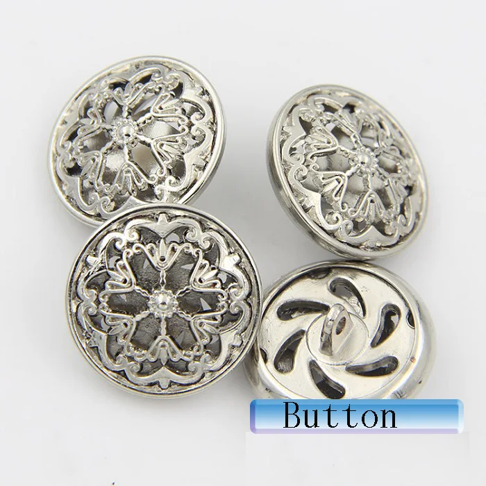 Buttons 18/20/22/25mm metal flower design for sweater coat shirt jacket handmade Gift Box Craft DIY Sewing accessories Wh
Buttons 18/20/22/25mm metal flower design for sweater coat shirt jacket handmade Gift Box Craft DIY Sewing accessories Wh