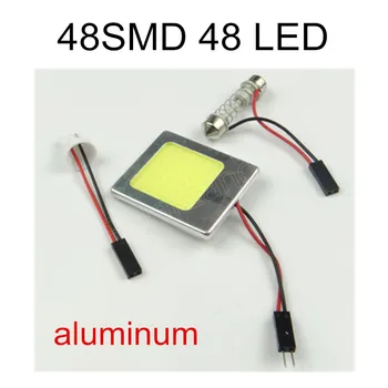 best selling 10X5W Panel Reading Interior Light Adapter Dome T10 Bulb LED Car COB 48 SMD Chip Festoon 12V with Aluminum Shell
best selling 10X5W Panel Reading Interior Light Adapter Dome T10 Bulb LED Car COB 48 SMD Chip Festoon 12V with Aluminum Shell