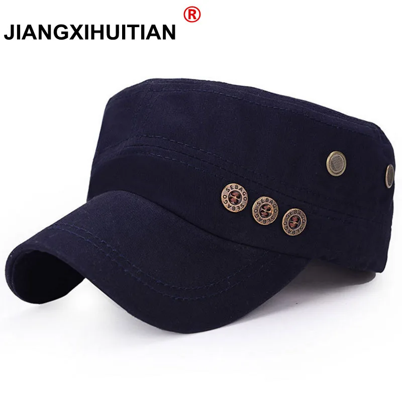 2017 new Classic Service Sunscreen Snapback hats Women Men Button Jazz style Military caps Patrol Casquette flat top hats
2017 new Classic Service Sunscreen Snapback hats Women Men Button Jazz style Military caps Patrol Casquette flat top hats