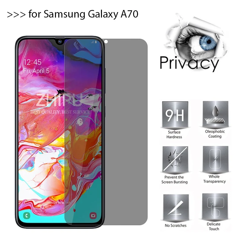 For Samsung Galaxy A70 2.5D Arc Edge Anti-Spy Privacy Tempered Glass For Samsung Galaxy A70 SM-A705F/DS Screen Protector Film
For Samsung Galaxy A70 2.5D Arc Edge Anti-Spy Privacy Tempered Glass For Samsung Galaxy A70 SM-A705F/DS Screen Protector Film