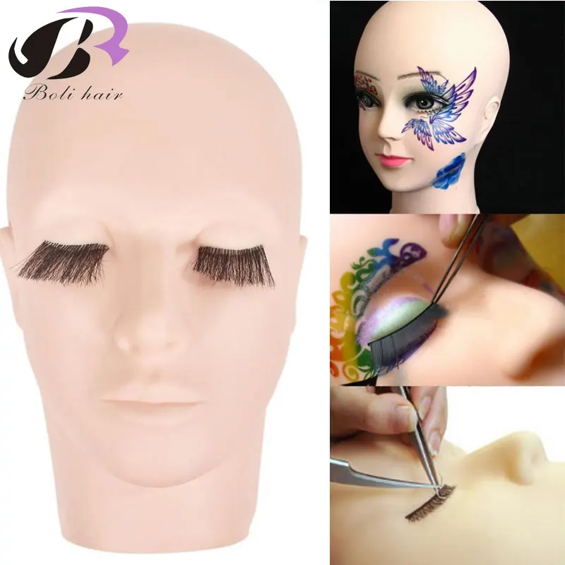 Mannequin Head for Eyelashes Extension Kit For Beginner Practicing Grafting Eyelash Extension Practing Tools With Flat Make up
Mannequin Head for Eyelashes Extension Kit For Beginner Practicing Grafting Eyelash Extension Practing Tools With Flat Make up