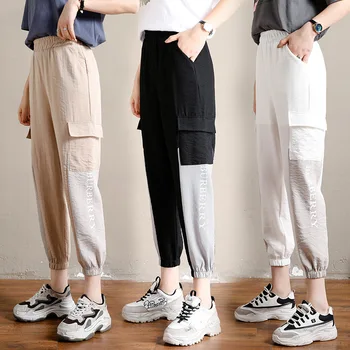 Harem Pants Sport Trousers Women Female Slim 2019 Summer New Thin Cotton Linen Casual Cargo Pants Sweatpants Joggers
Harem Pants Sport Trousers Women Female Slim 2019 Summer New Thin Cotton Linen Casual Cargo Pants Sweatpants Joggers