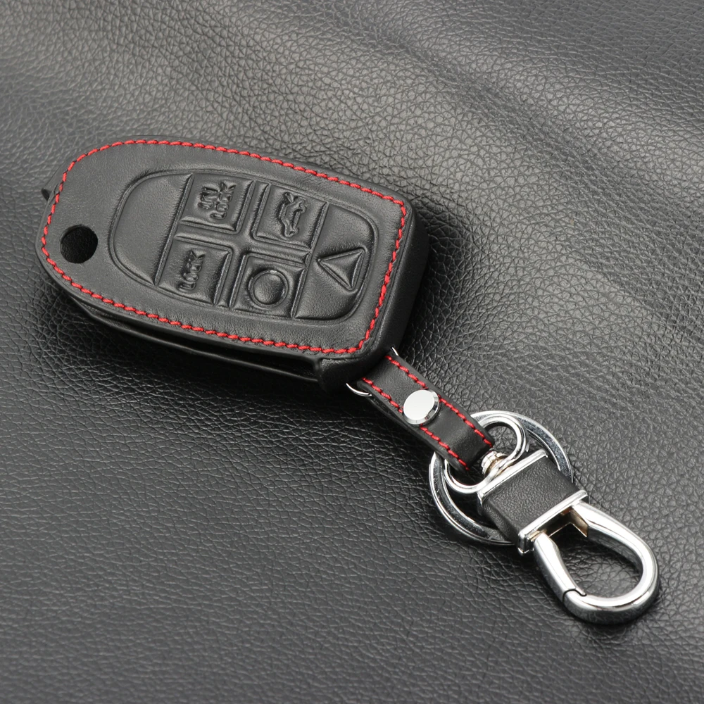 5 Button Leather Flip Car Key Case Keychain Accessory for Volvo C70 S40 S60 S80 XC90 Folding Remote Protector Skin Cover
5 Button Leather Flip Car Key Case Keychain Accessory for Volvo C70 S40 S60 S80 XC90 Folding Remote Protector Skin Cover