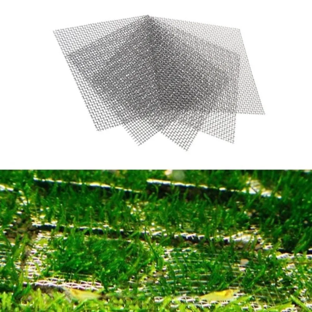 1pc Stainless Steel Aquarium Grass Mat Mesh Woven Wire Mesh Rodent Proof 8*8cm Metal Mesh Sheet 1mm Hole for Air Ventilation
1pc Stainless Steel Aquarium Grass Mat Mesh Woven Wire Mesh Rodent Proof 8*8cm Metal Mesh Sheet 1mm Hole for Air Ventilation